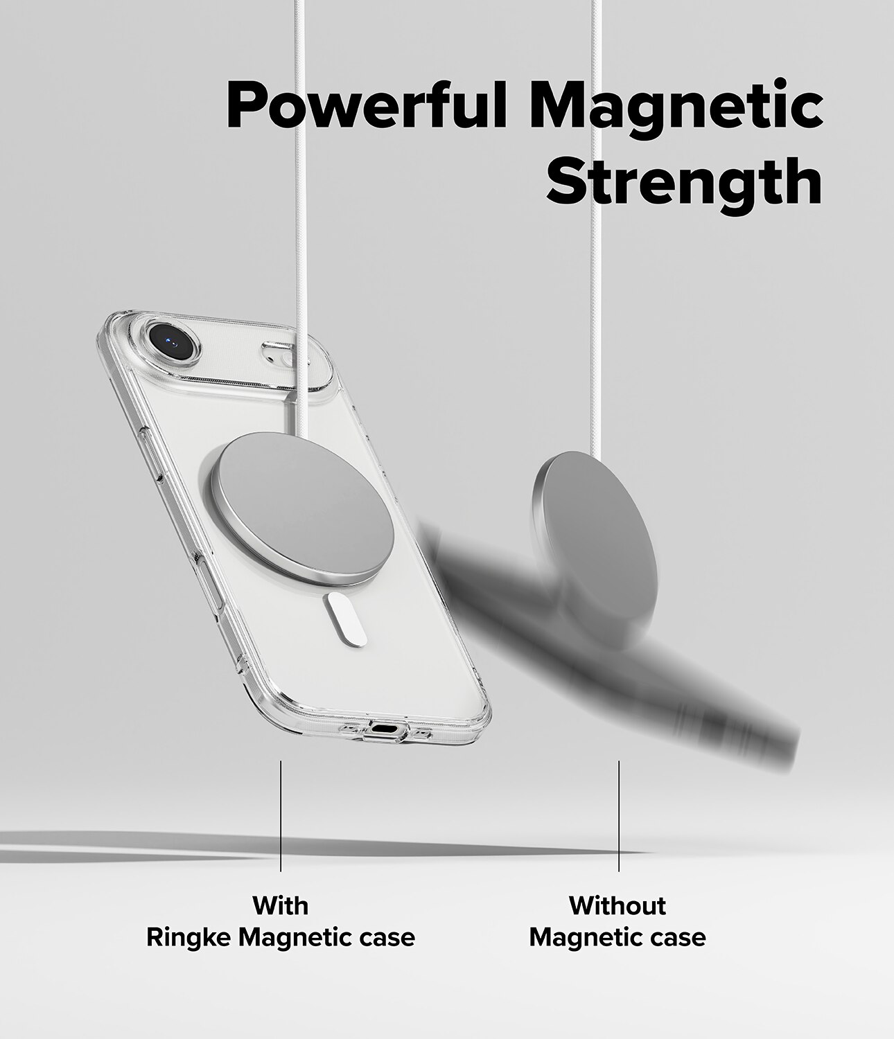 Fusion Magnetic Case iPhone 17 Air Gennemsigtig