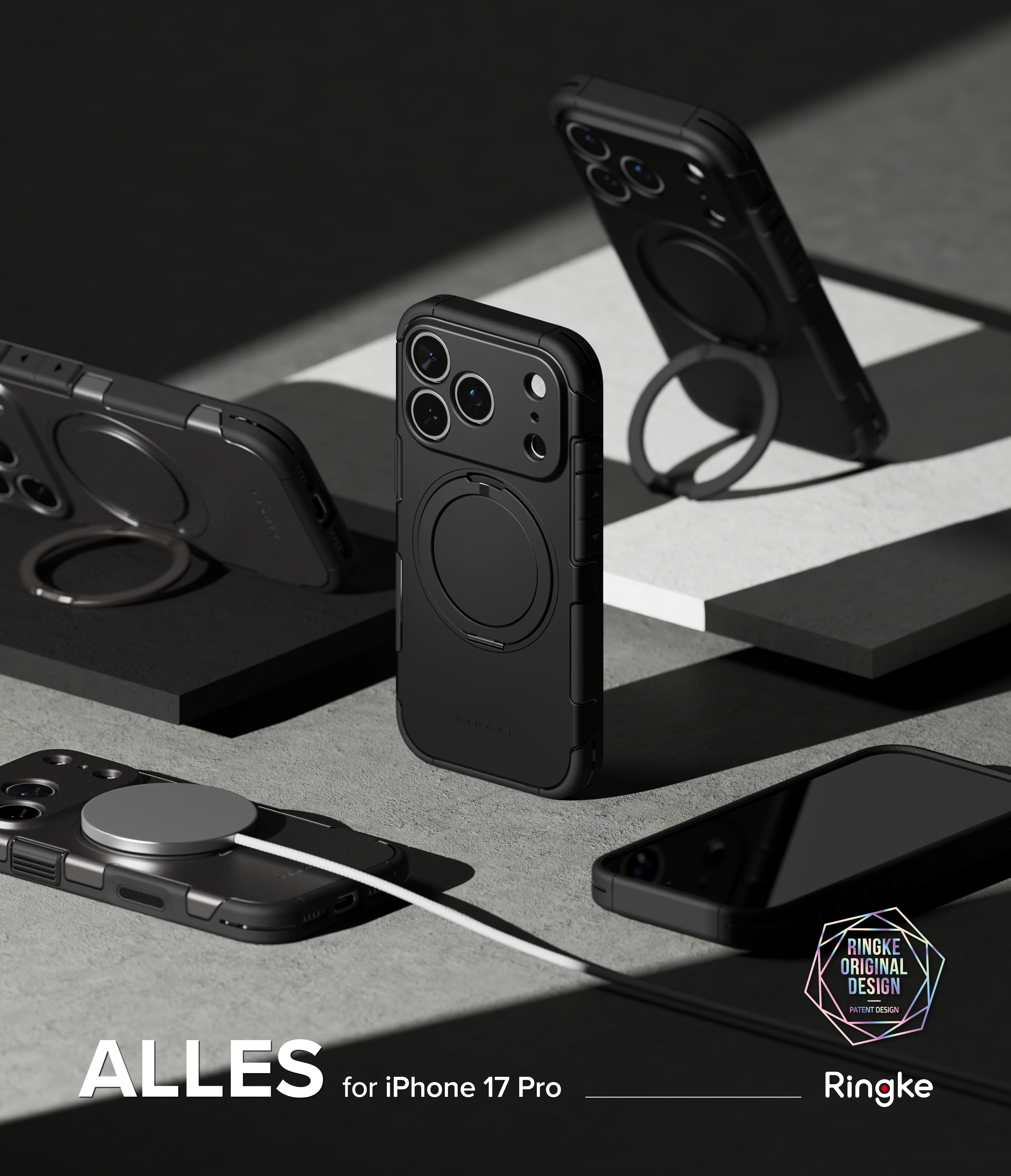 Alles Magnetic Case iPhone 17 Pro Sort