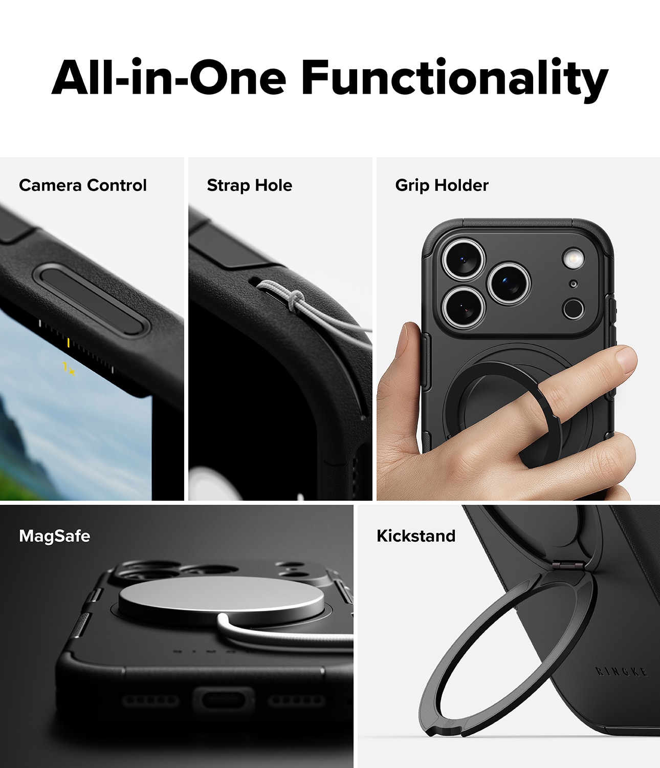 Alles Magnetic Case iPhone 17 Pro Sort