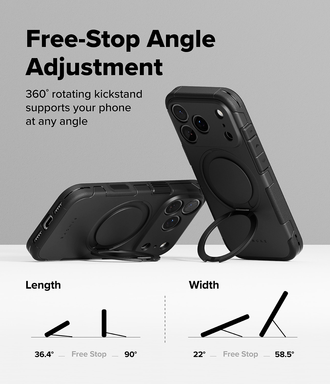 Alles Magnetic Case iPhone 17 Pro Sort