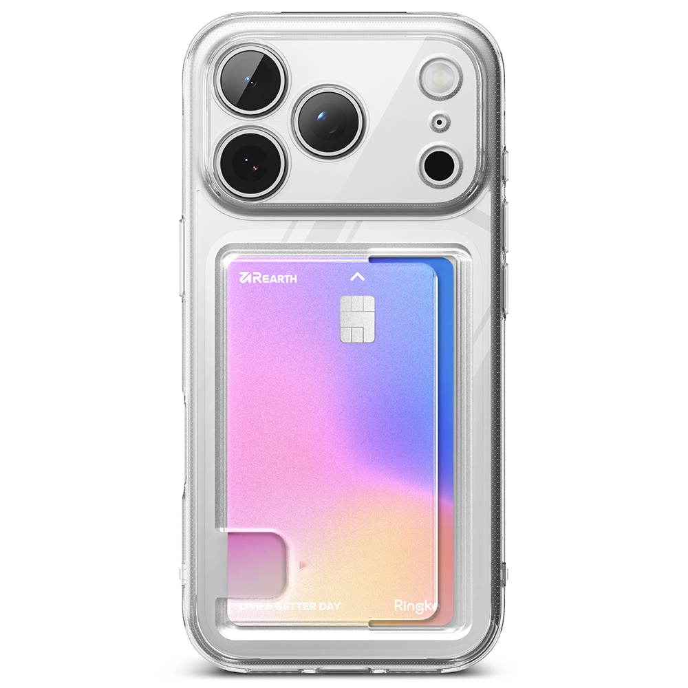 Fusion Card Case iPhone 17 Pro Gennemsigtig