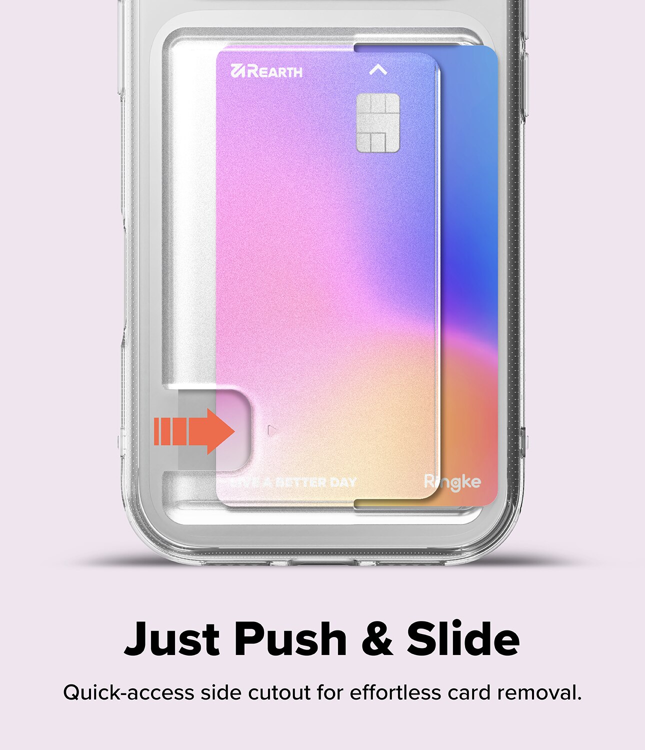 Fusion Card Case iPhone 17 Pro Max Gennemsigtig