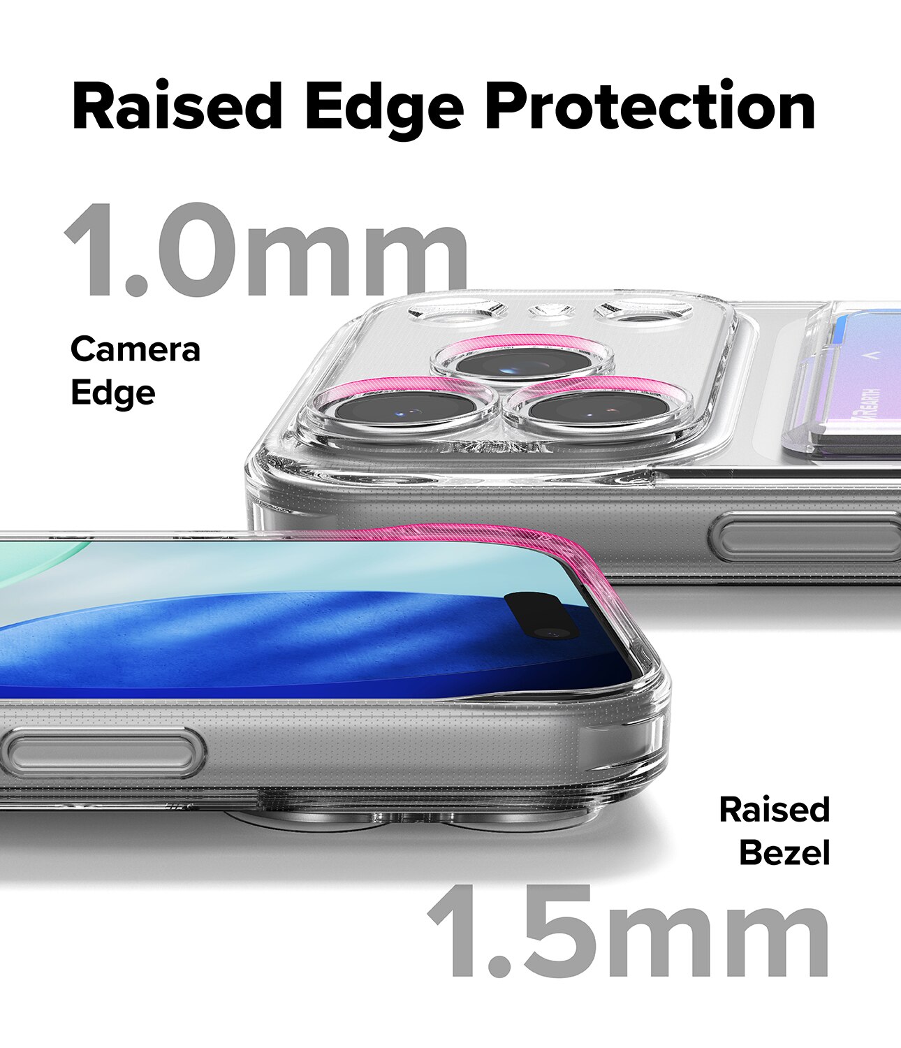 Fusion Card Case iPhone 17 Pro Max Gennemsigtig