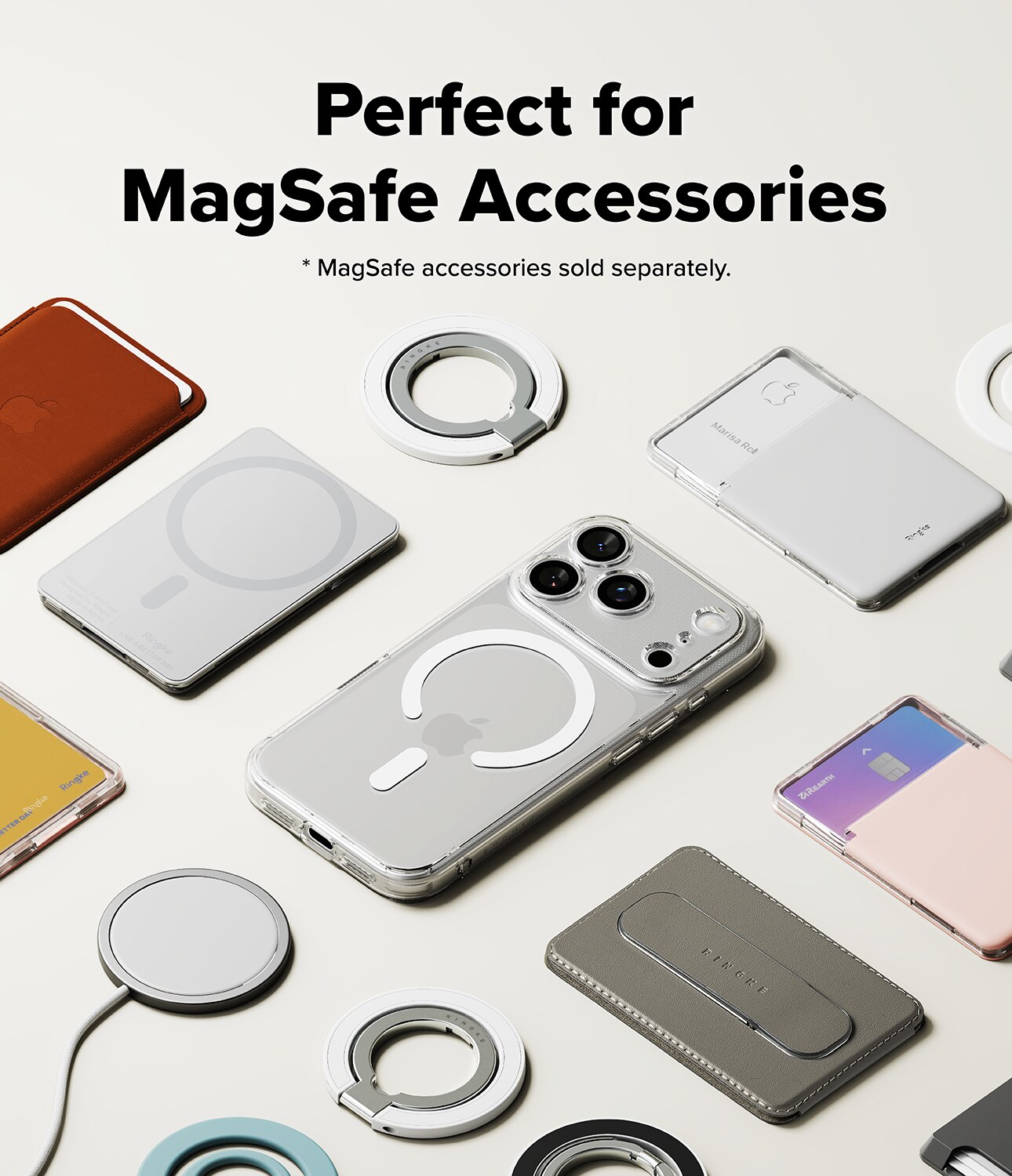 Fusion Magnetic Case iPhone 17 Pro Max Gennemsigtig