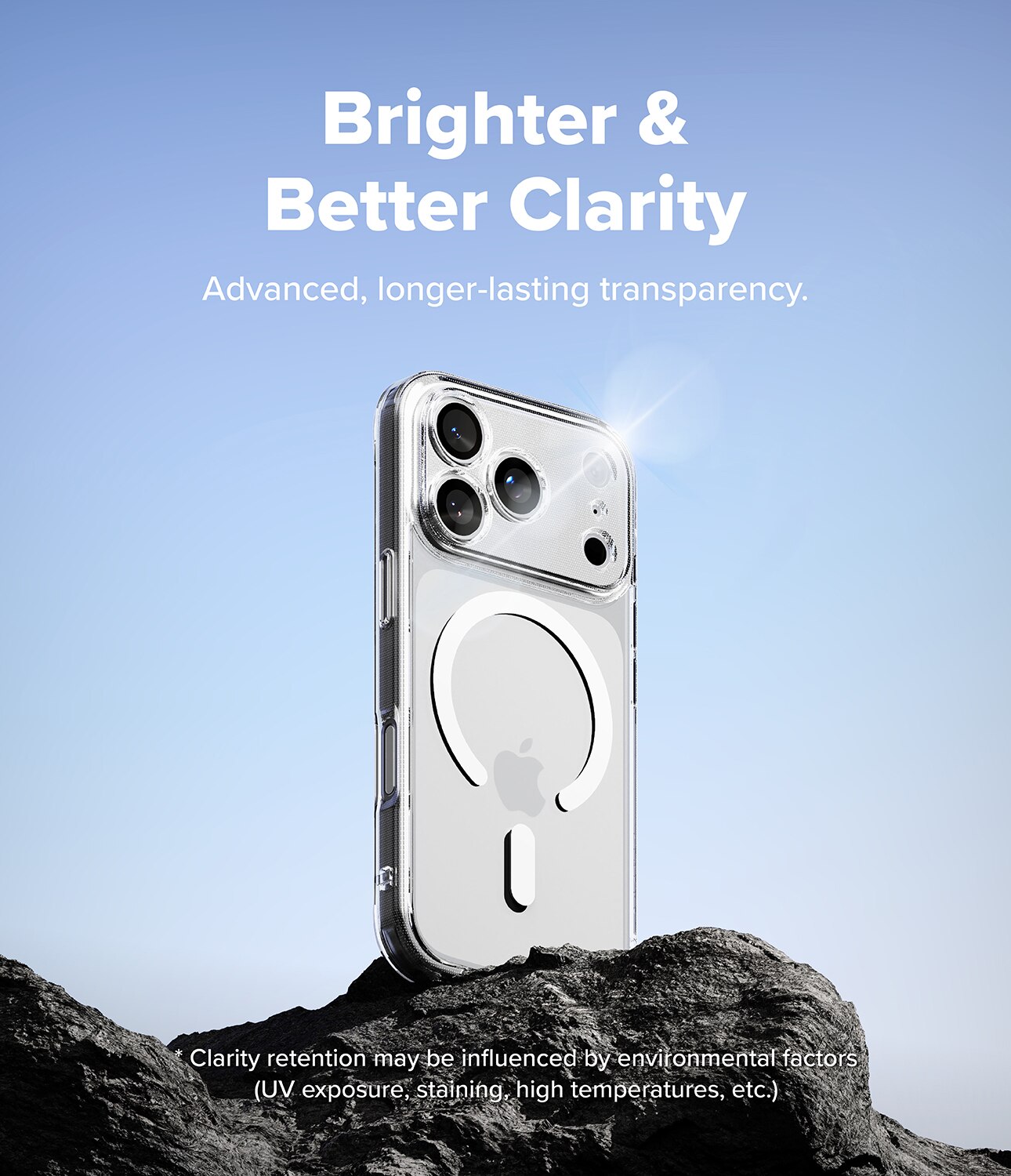 Fusion Magnetic Case iPhone 17 Pro Max Gennemsigtig