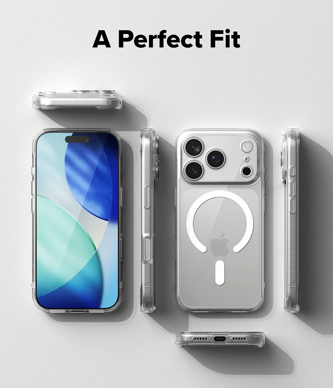 Fusion Magnetic Case iPhone 17 Pro Max Gennemsigtig
