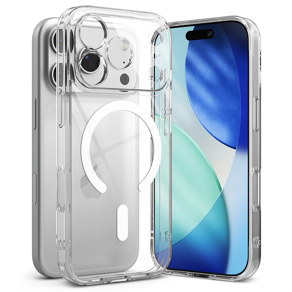 Fusion Magnetic Case iPhone 17 Pro Max Gennemsigtig