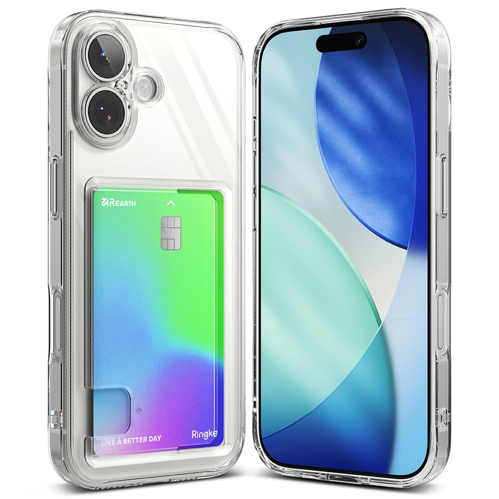 Fusion Card Case iPhone 17 Gennemsigtig