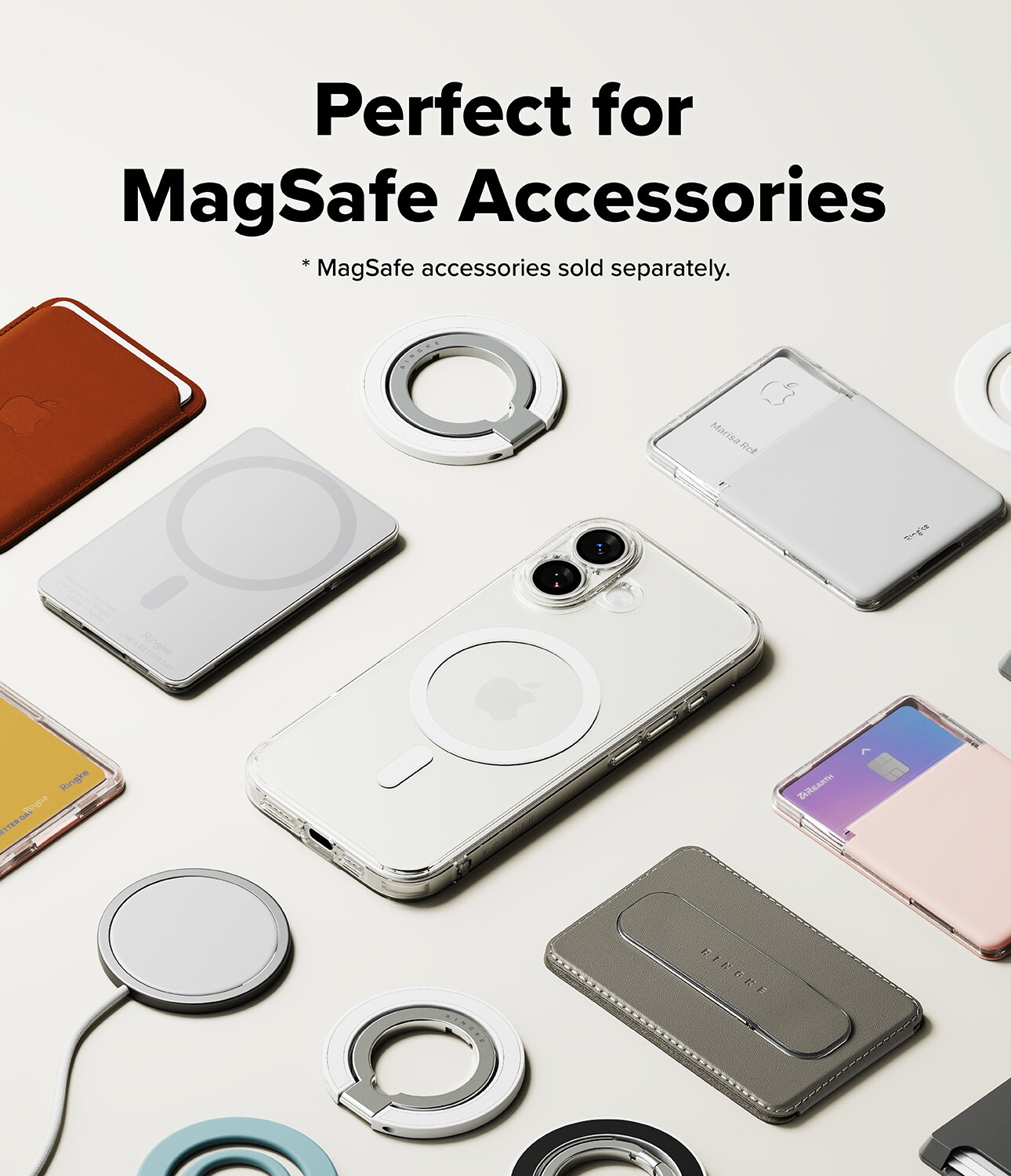 Fusion Magnetic Case iPhone 17 Gennemsigtig