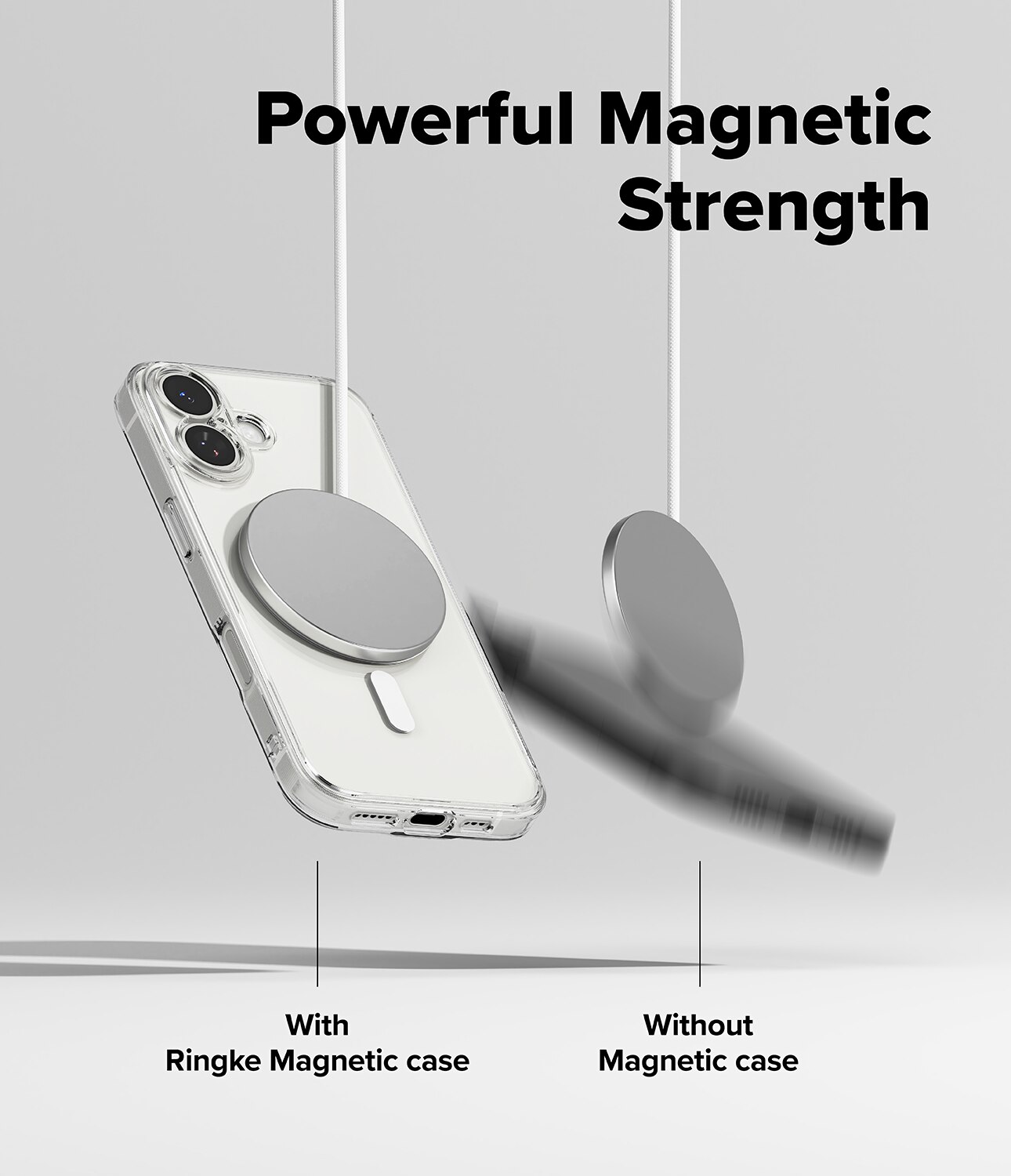 Fusion Magnetic Case iPhone 17 Gennemsigtig