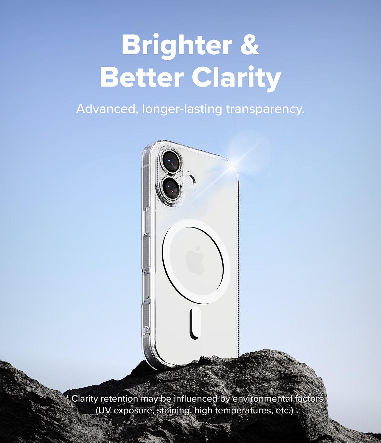 Fusion Magnetic Case iPhone 17 Gennemsigtig