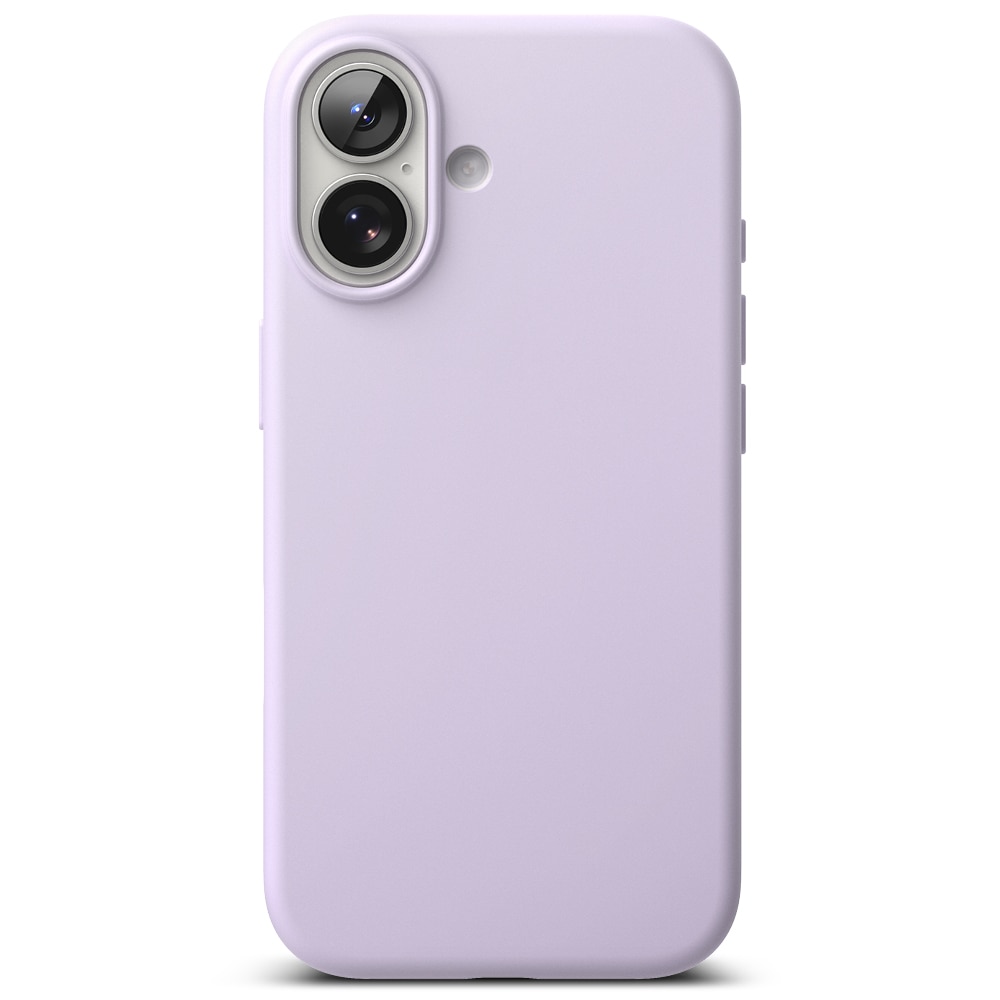 Silicone Magnetic Case iPhone 17 Light Purple