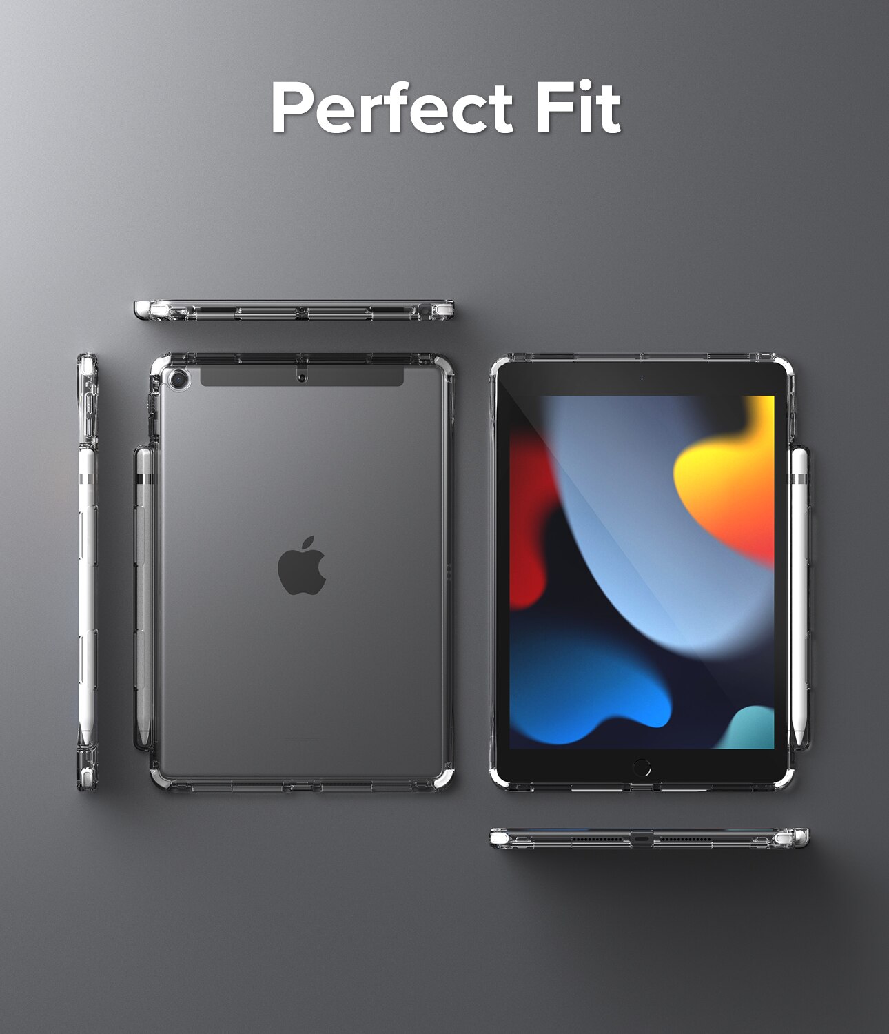 Fusion Plus Case iPad 10.2 8th Gen (2020) White/Lime Glow