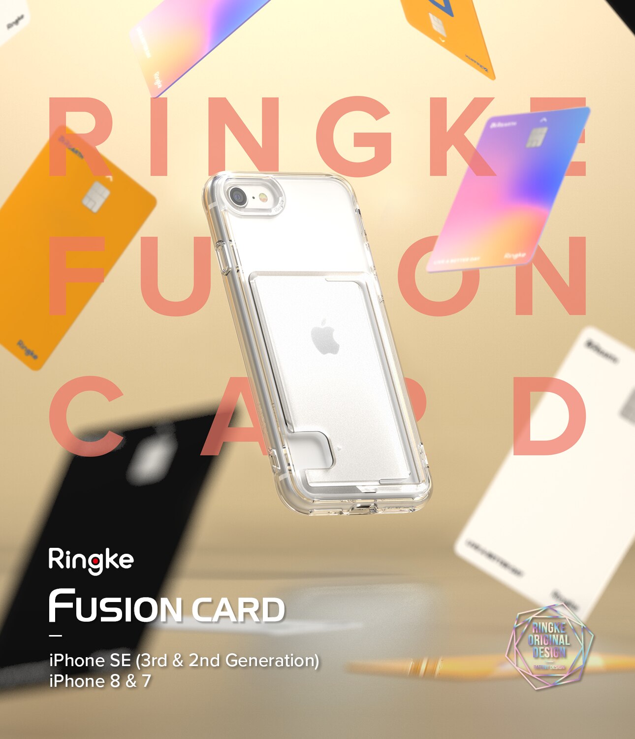 Fusion Card Case iPhone SE (2022) Clear