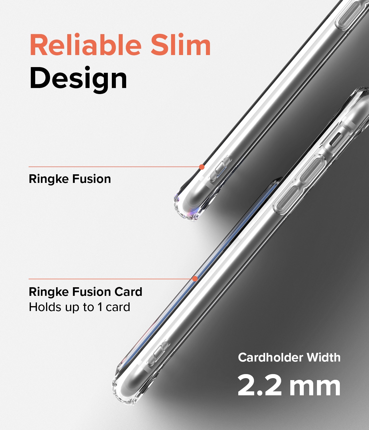 Fusion Card Case iPhone 8 Clear