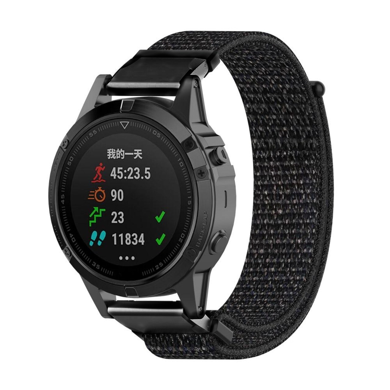 Nylonurrem Garmin Fenix 7 Pro sort