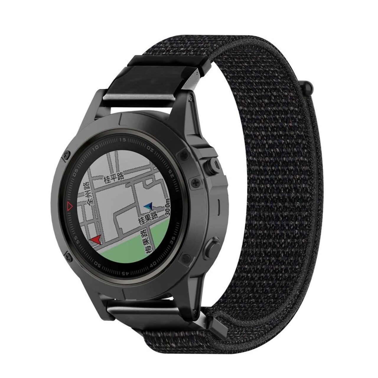 Nylonurrem Garmin Fenix 5X/5X Plus sort