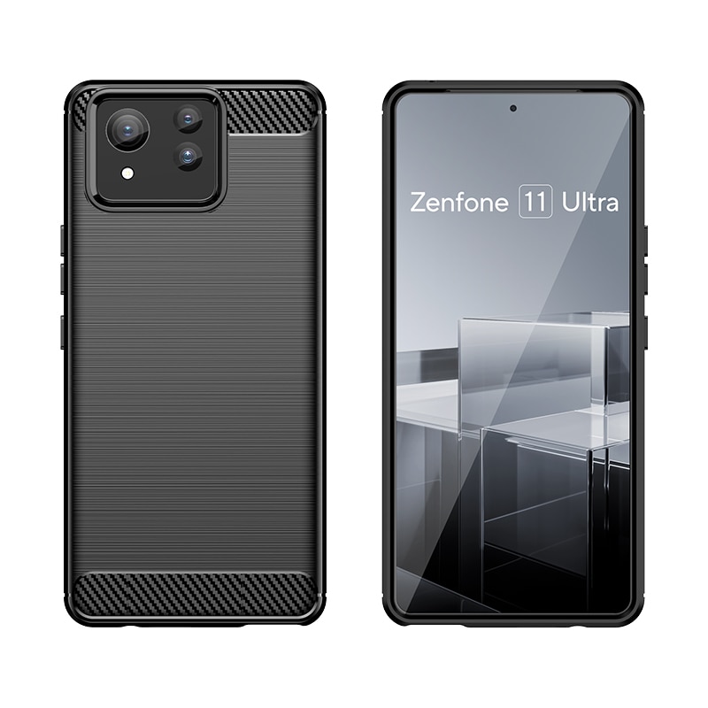 Asus Zenfone 11 Ultra Cover TPU Brushed Black