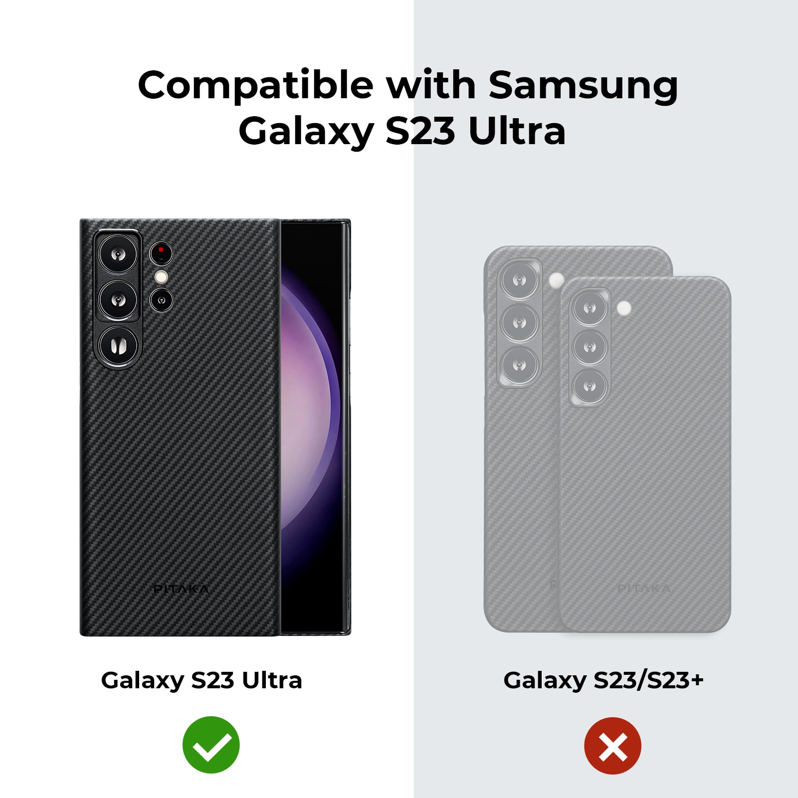 Samsung Galaxy S23 Ultra Cover MagEZ Case 3 Black/Grey