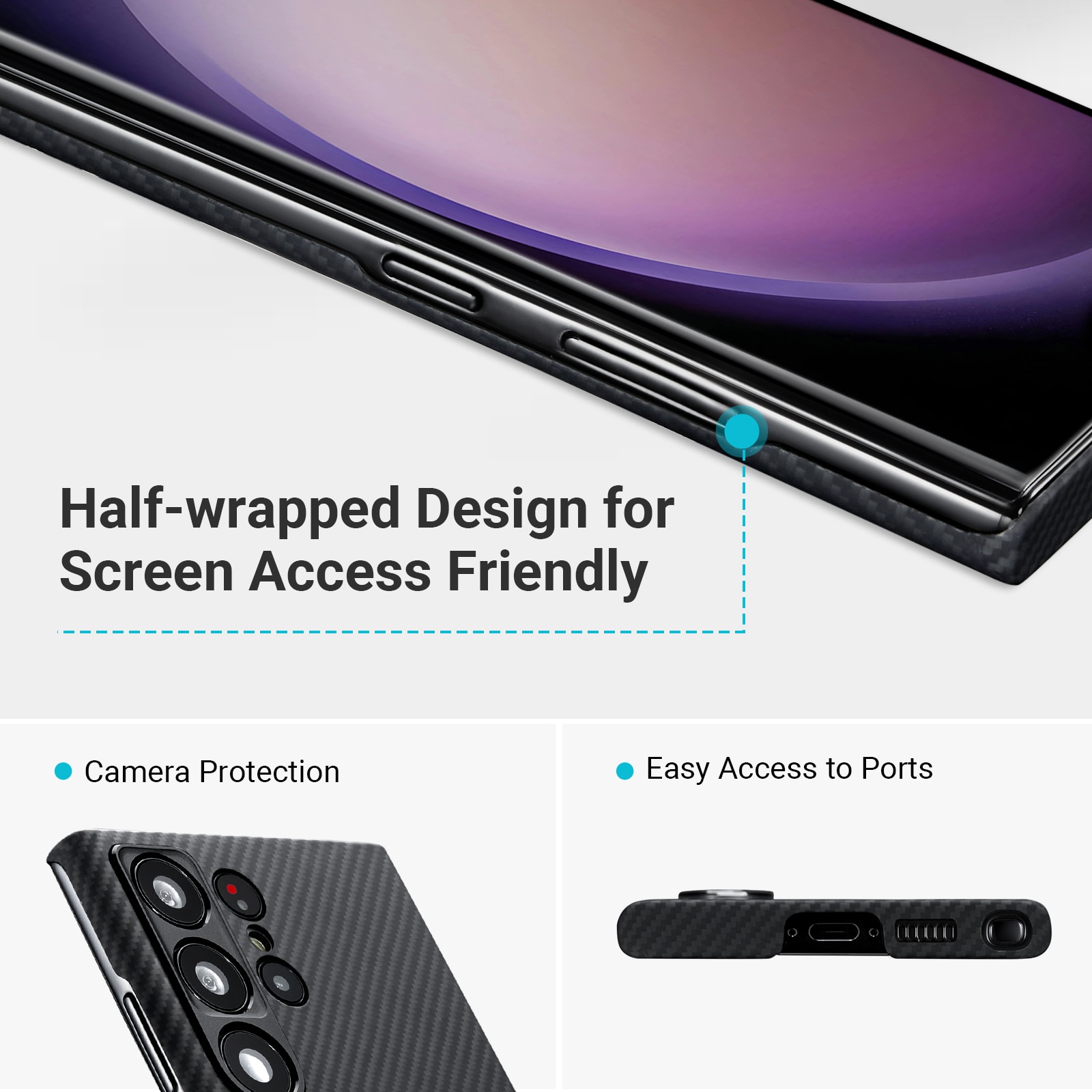 Samsung Galaxy S23 Ultra Cover MagEZ Case 3 Black/Grey