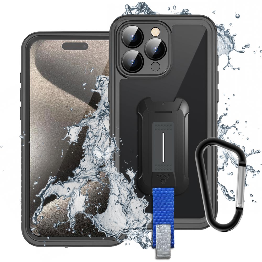 MX Waterproof Case iPhone 15 Pro Max Black