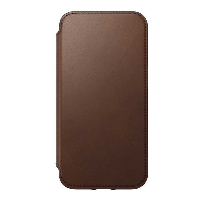 iPhone 13 Pro Modern Folio Horween Leather MagSafe Rustic Brown