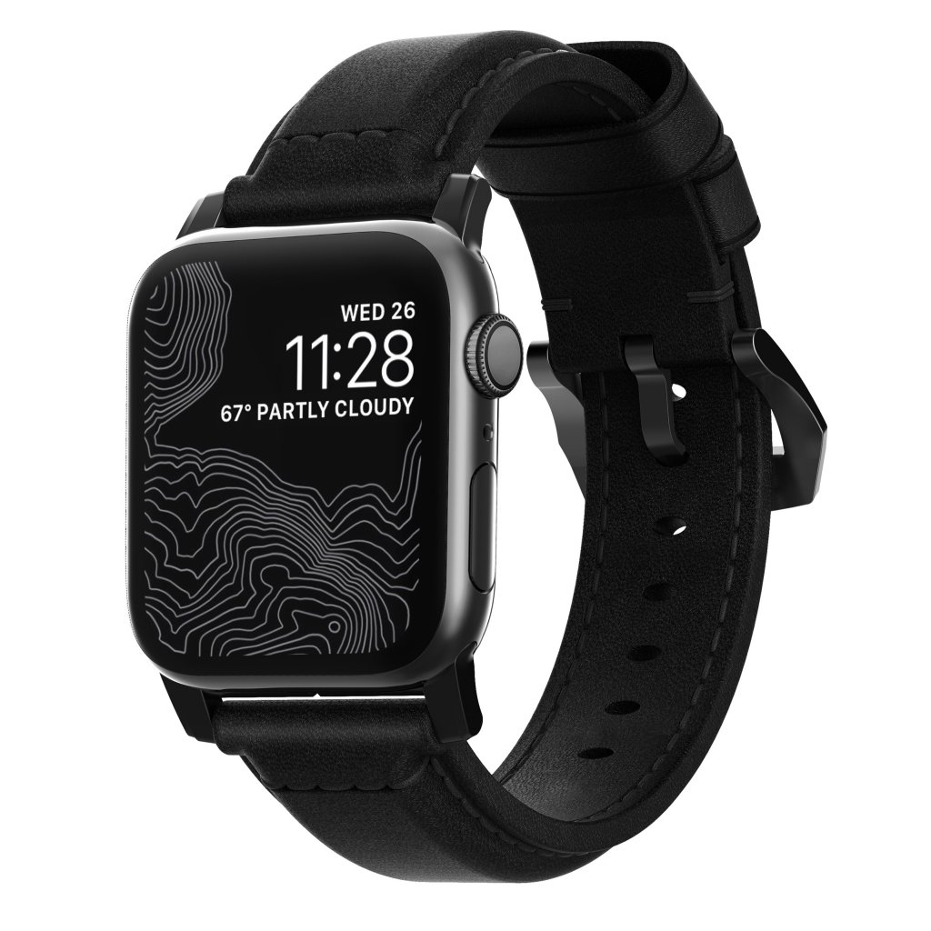 Traditional Band Apple Watch Ultra 49mm Black (Black Hardware)