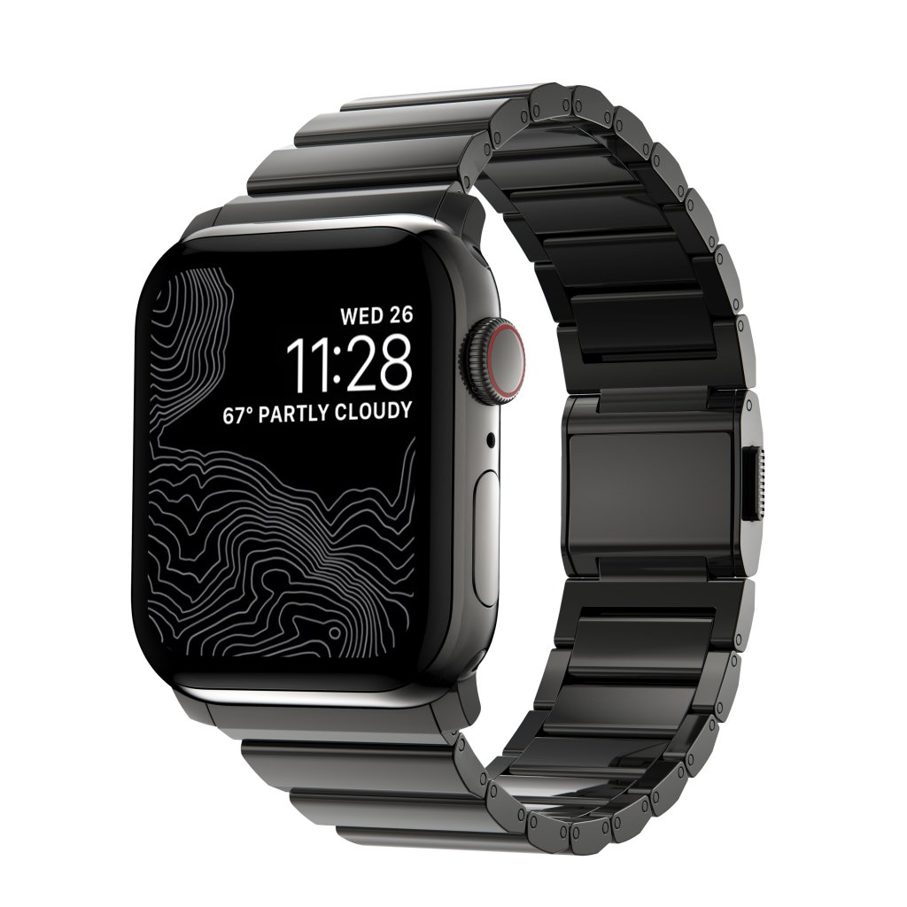 Steel Band Apple Watch 44mm Graphite