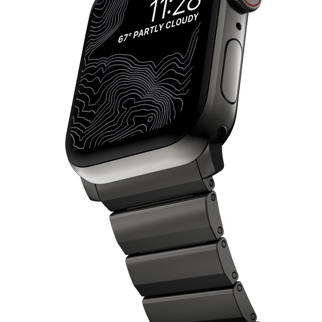 Steel Band Apple Watch 41mm Series 8 Graphite