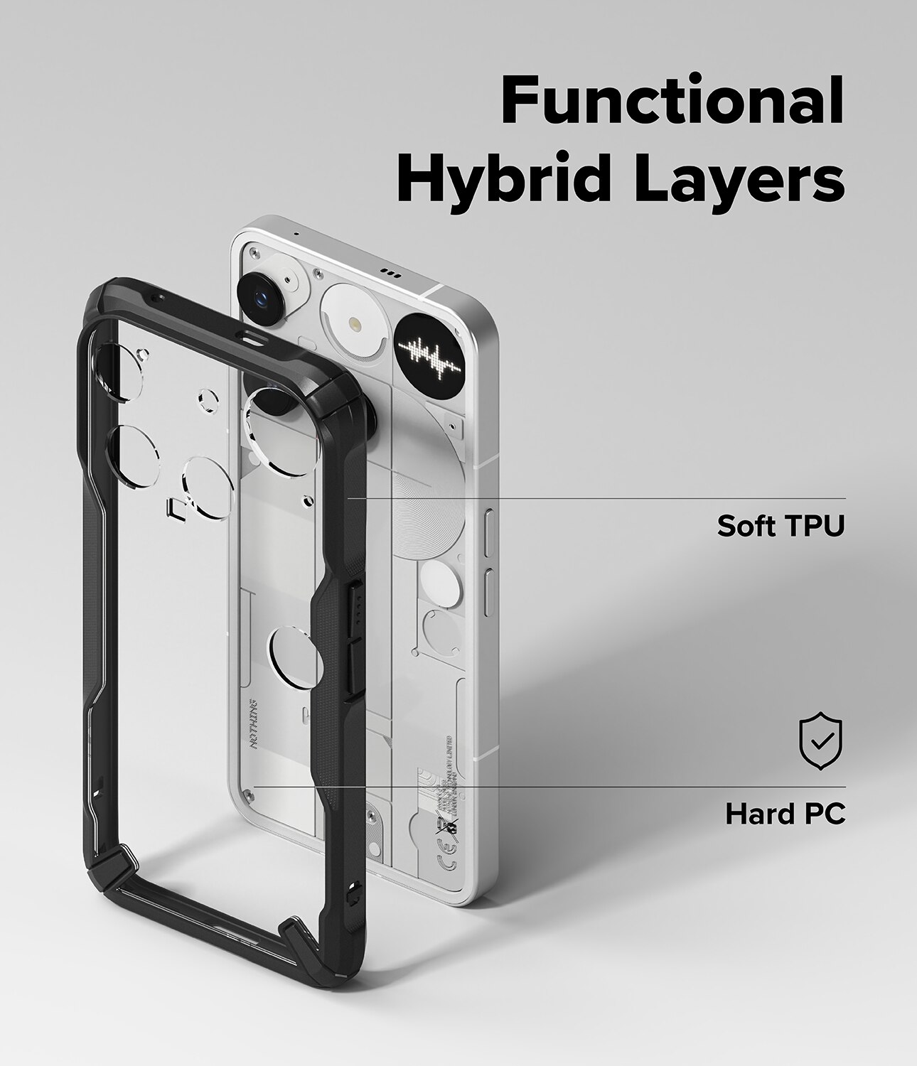 Fusion X Case Nothing Phone 3 Sort