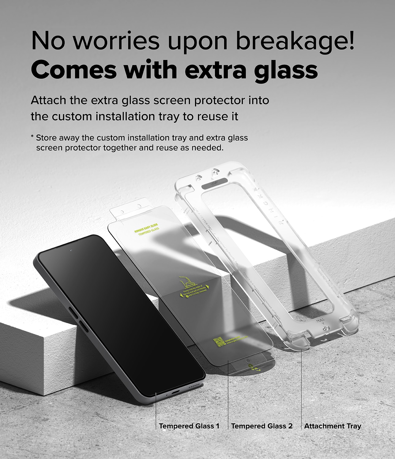 Easy Slide Glass (2-pack) Nothing Phone 3a