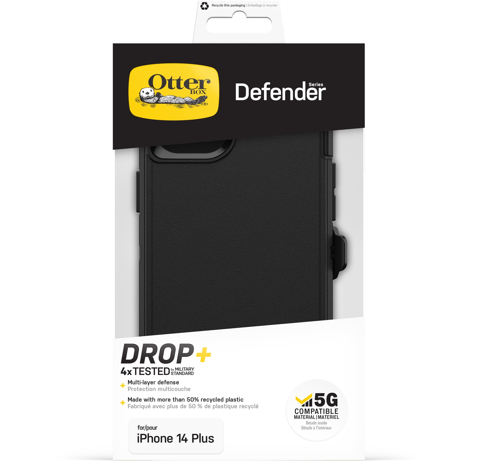 Defender Cover iPhone 14 Plus sort