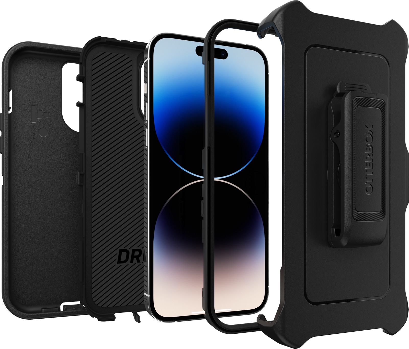 Defender Cover iPhone 14 Pro Max Sort