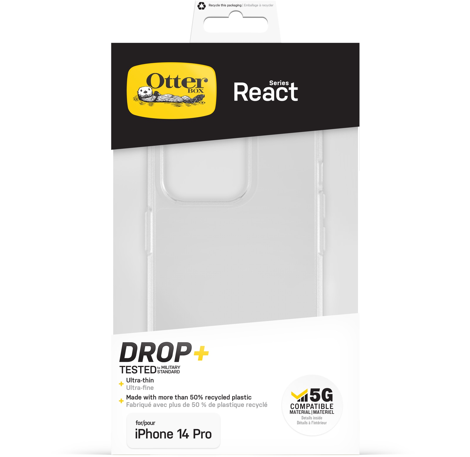 React Cover iPhone 14 Pro Clear