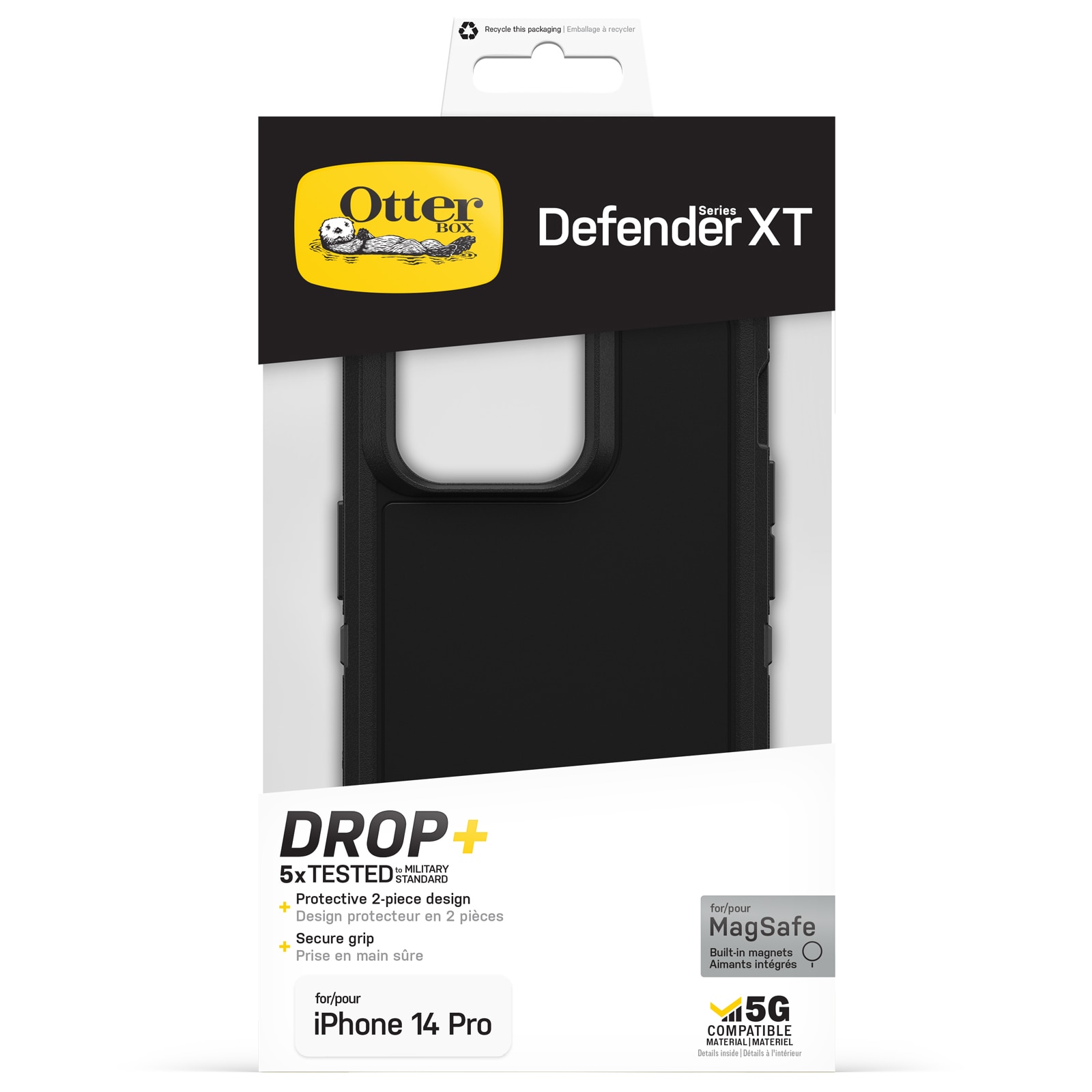 Defender XT Cover iPhone 14 Pro sort