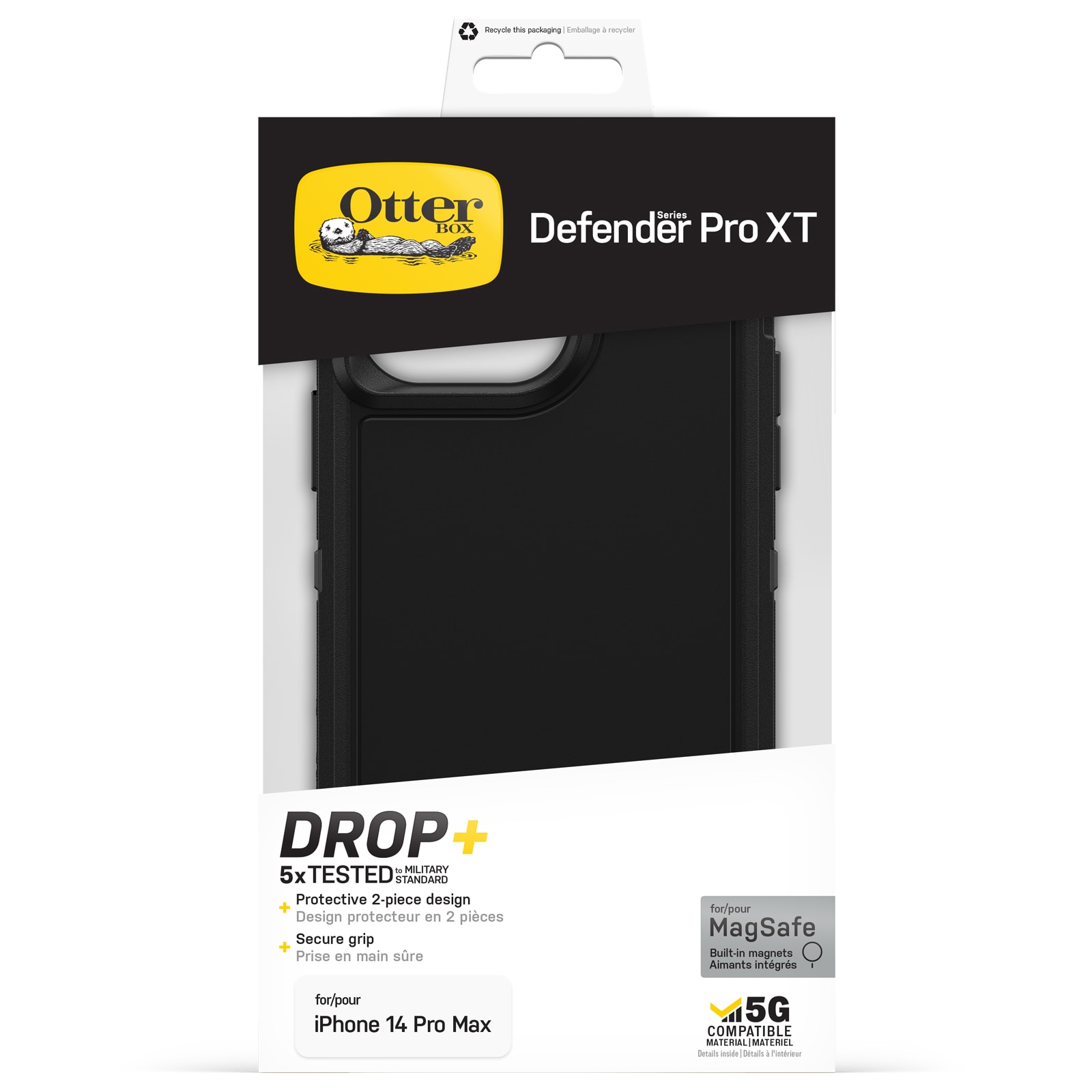 Defender XT Cover iPhone 14 Pro Max sort