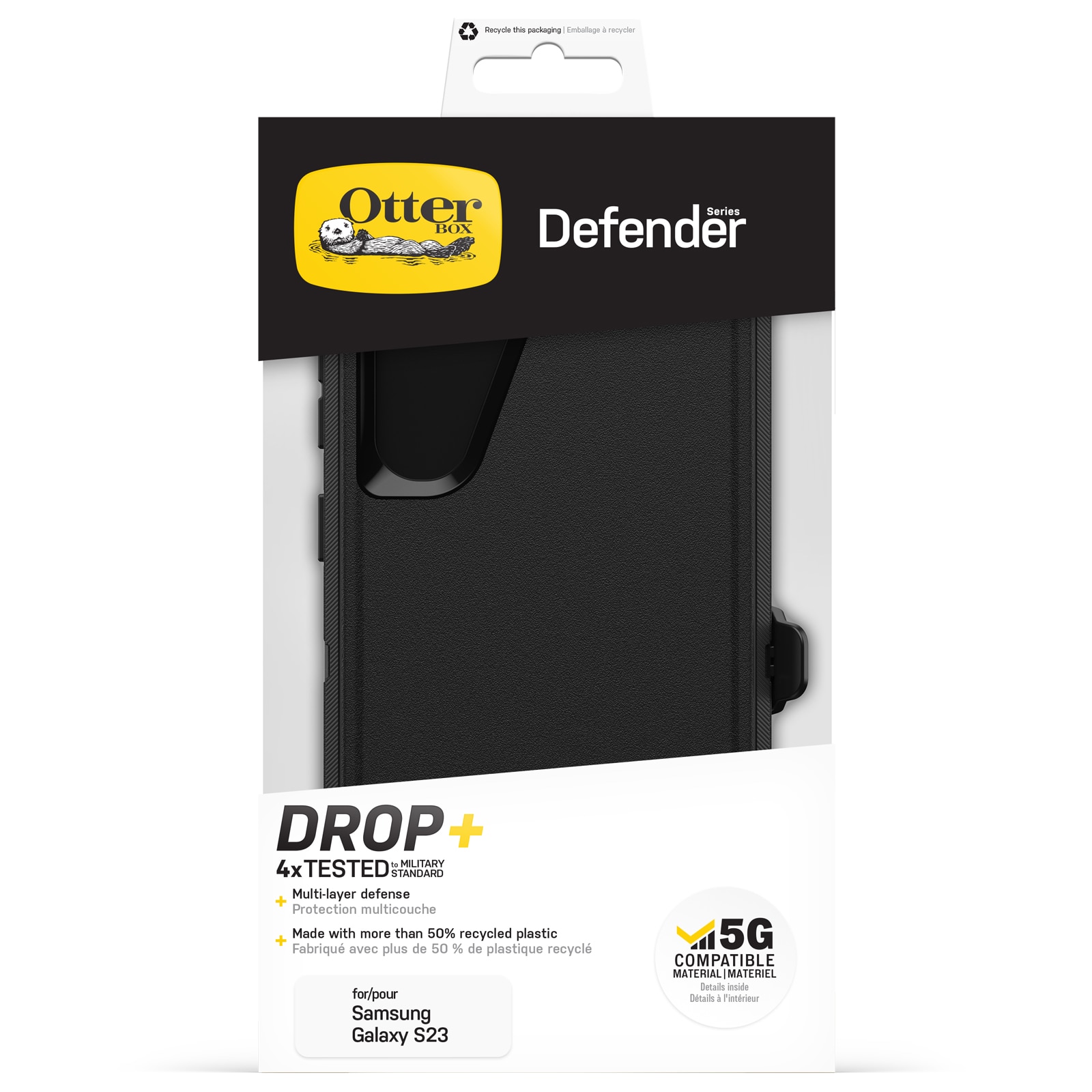 Defender Cover Samsung Galaxy S23 Sort