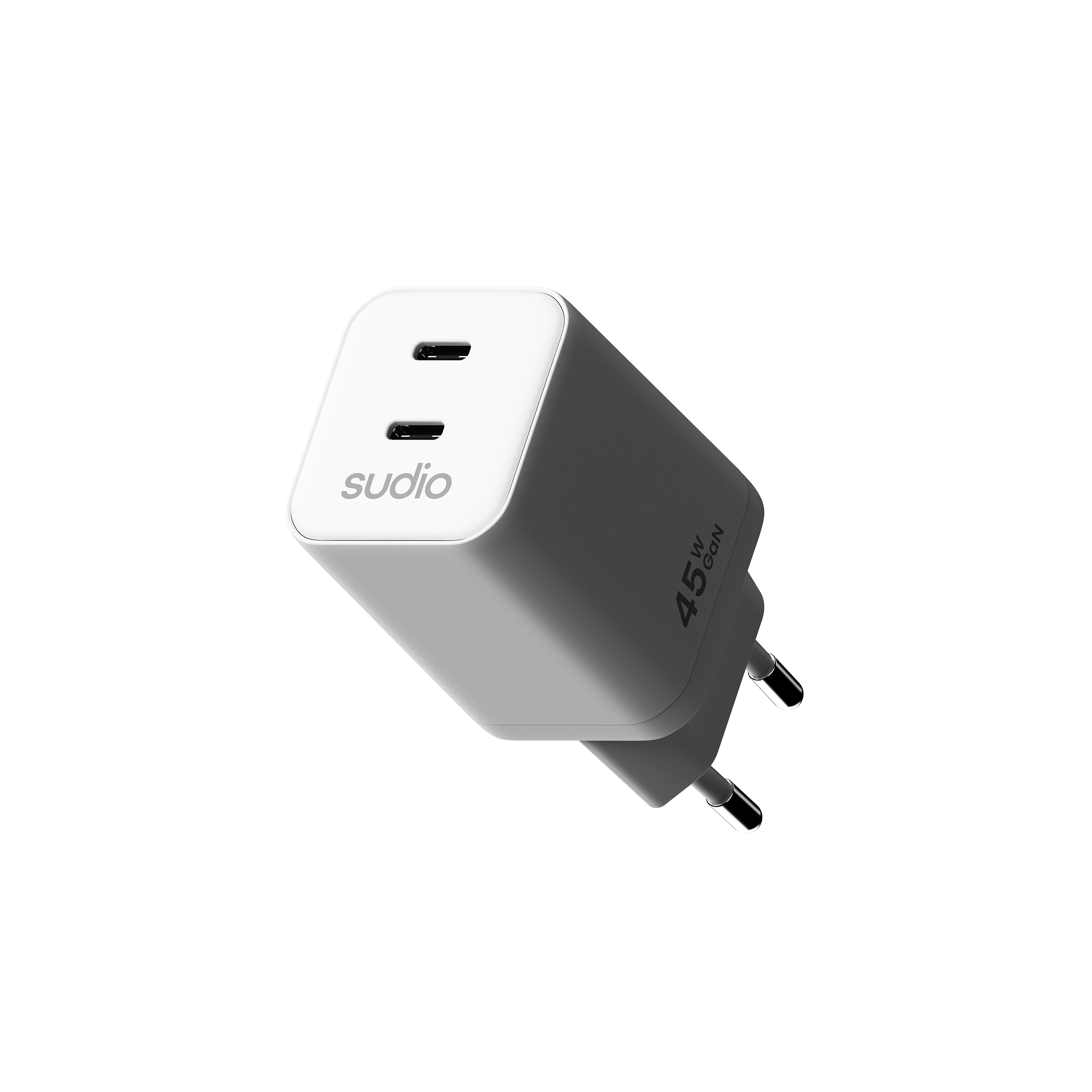 P2 Vægoplader 45W 2 x USB-C Hvid