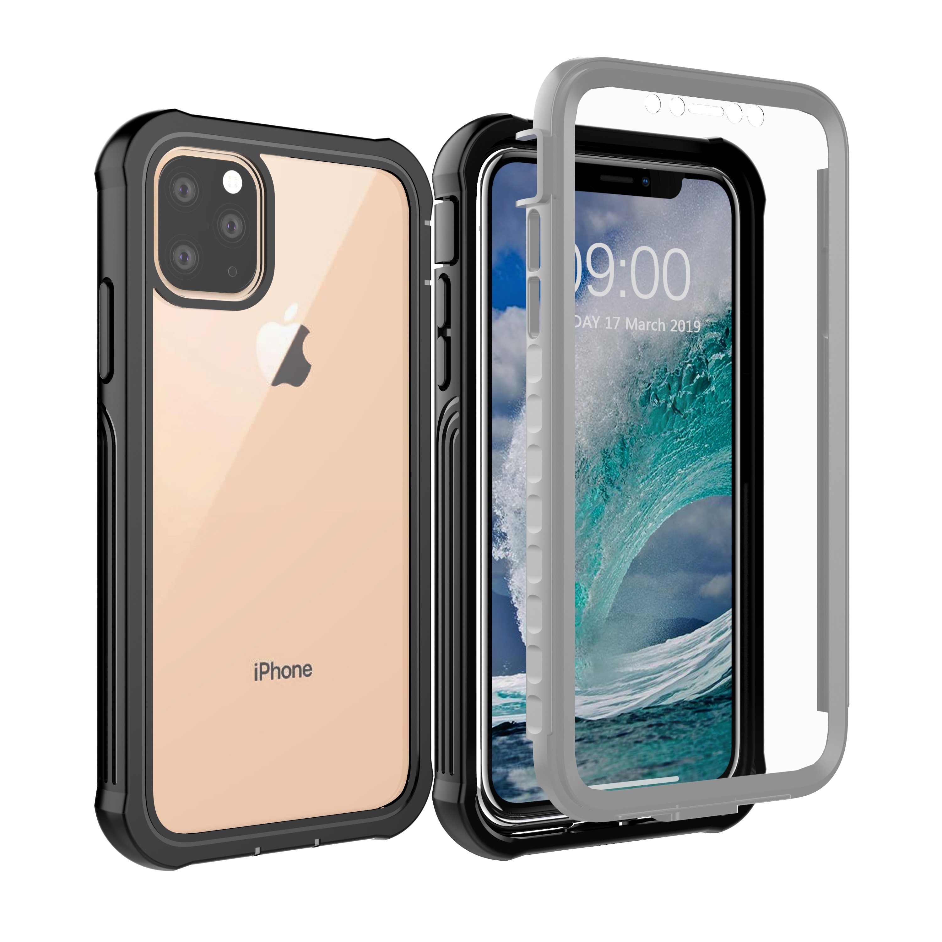 Premium Full Protection Case iPhone 11 Pro Black