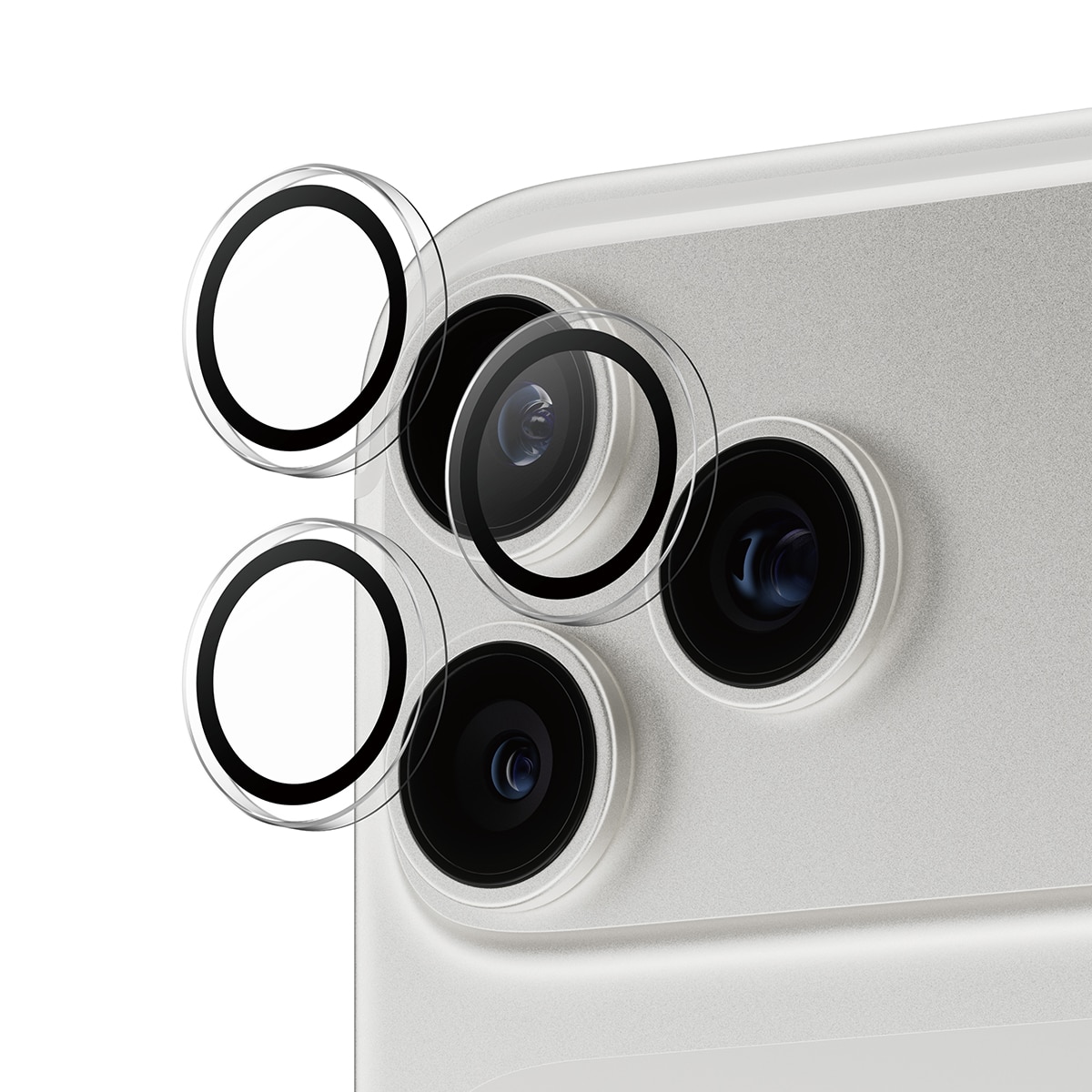 iPhone 17 Pro Max Hoops Camera Lens Protector Gennemsigtig