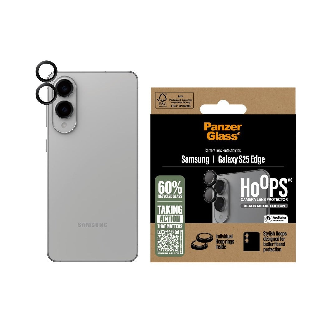 Samsung Galaxy S25 Edge Hoops Camera Lens Protector Sort