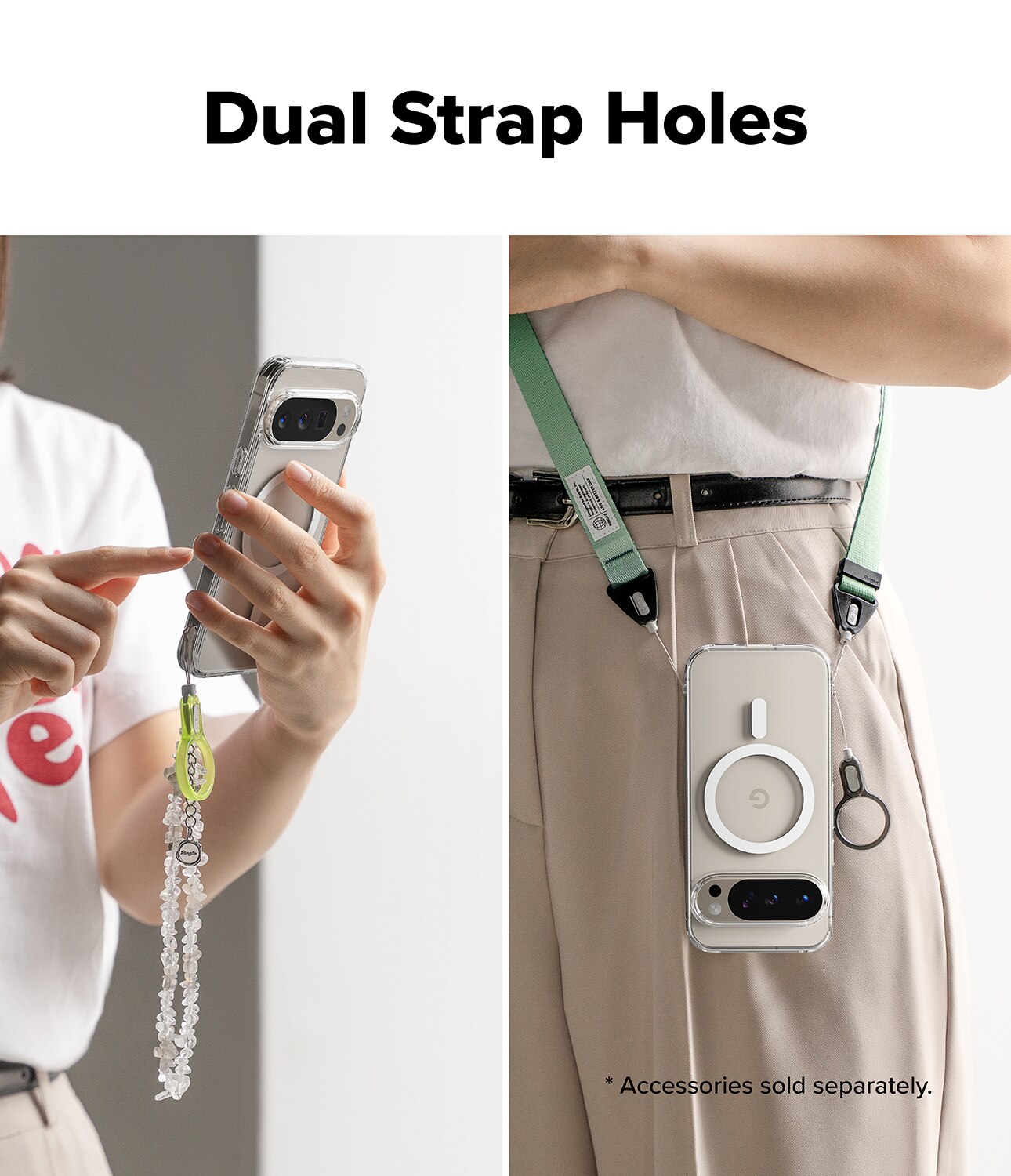 Fusion Magnetic Case Google Pixel 10 Pro Gennemsigtig