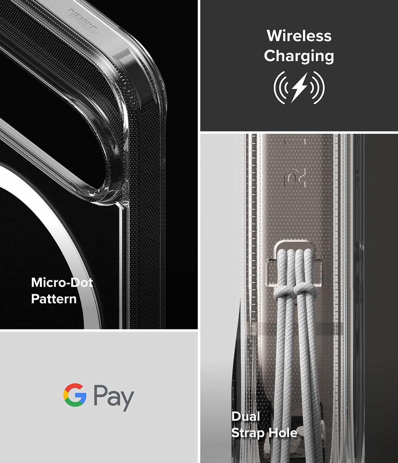 Fusion Magnetic Case Google Pixel 10 Pro Gennemsigtig