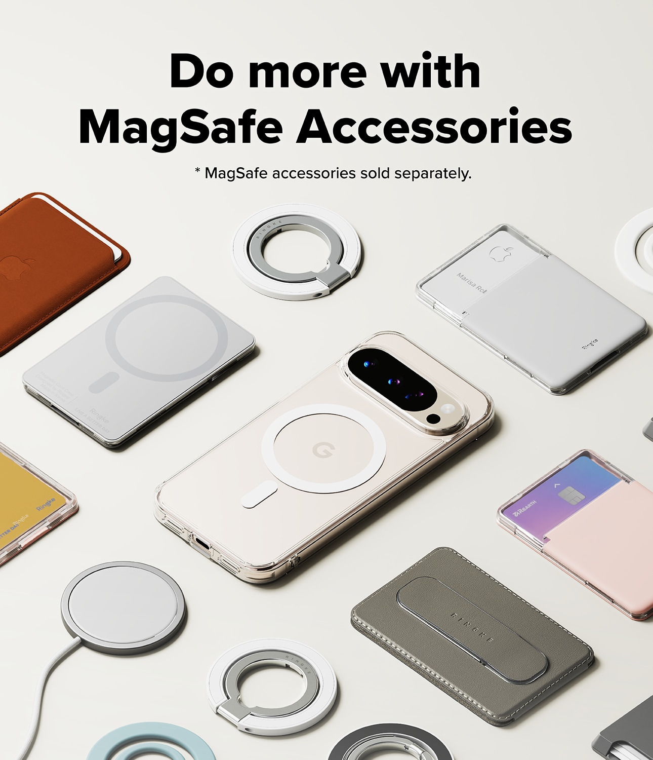 Fusion Magnetic Case Google Pixel 10 Pro Gennemsigtig