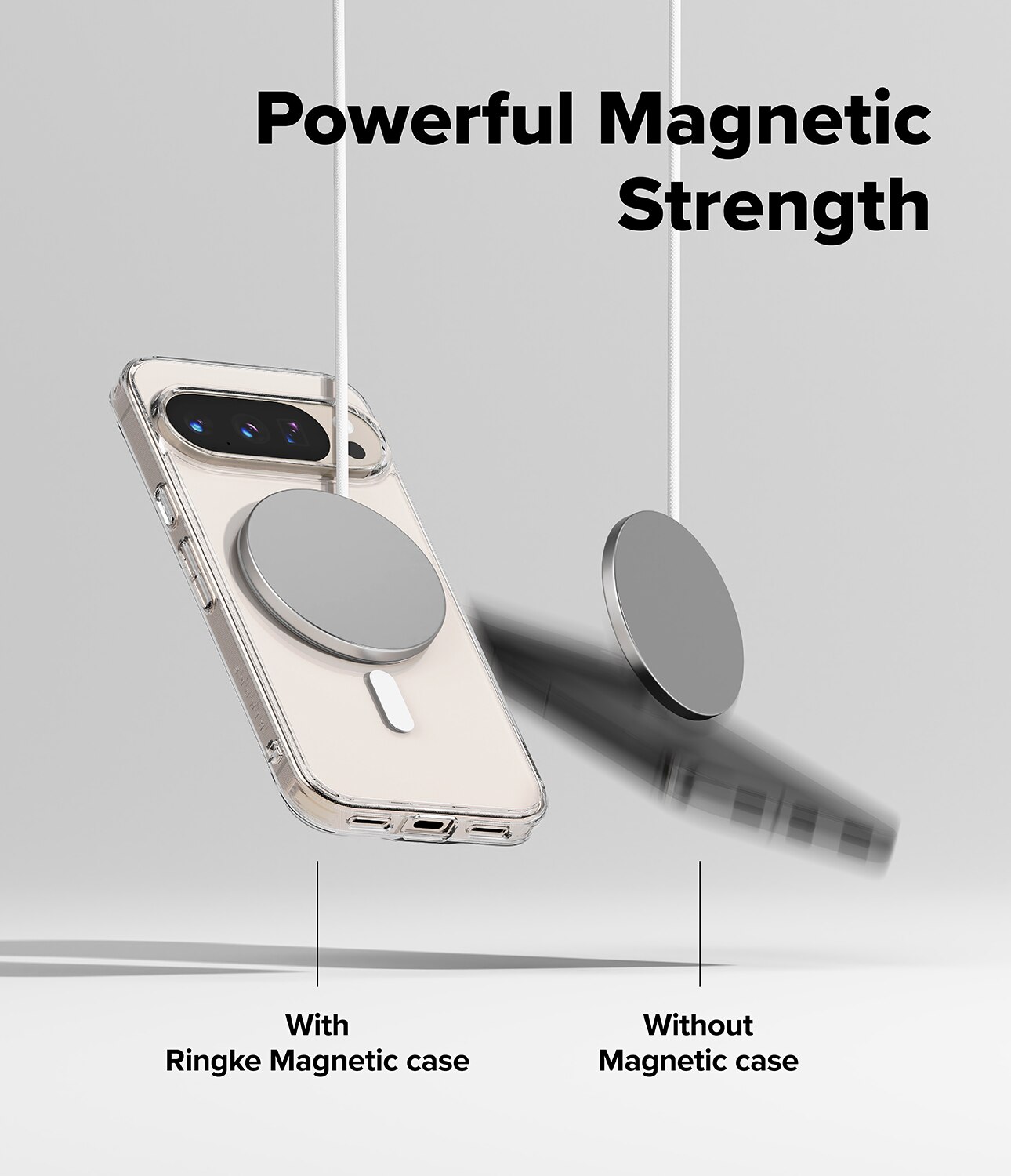 Fusion Magnetic Case Google Pixel 10 Pro Gennemsigtig