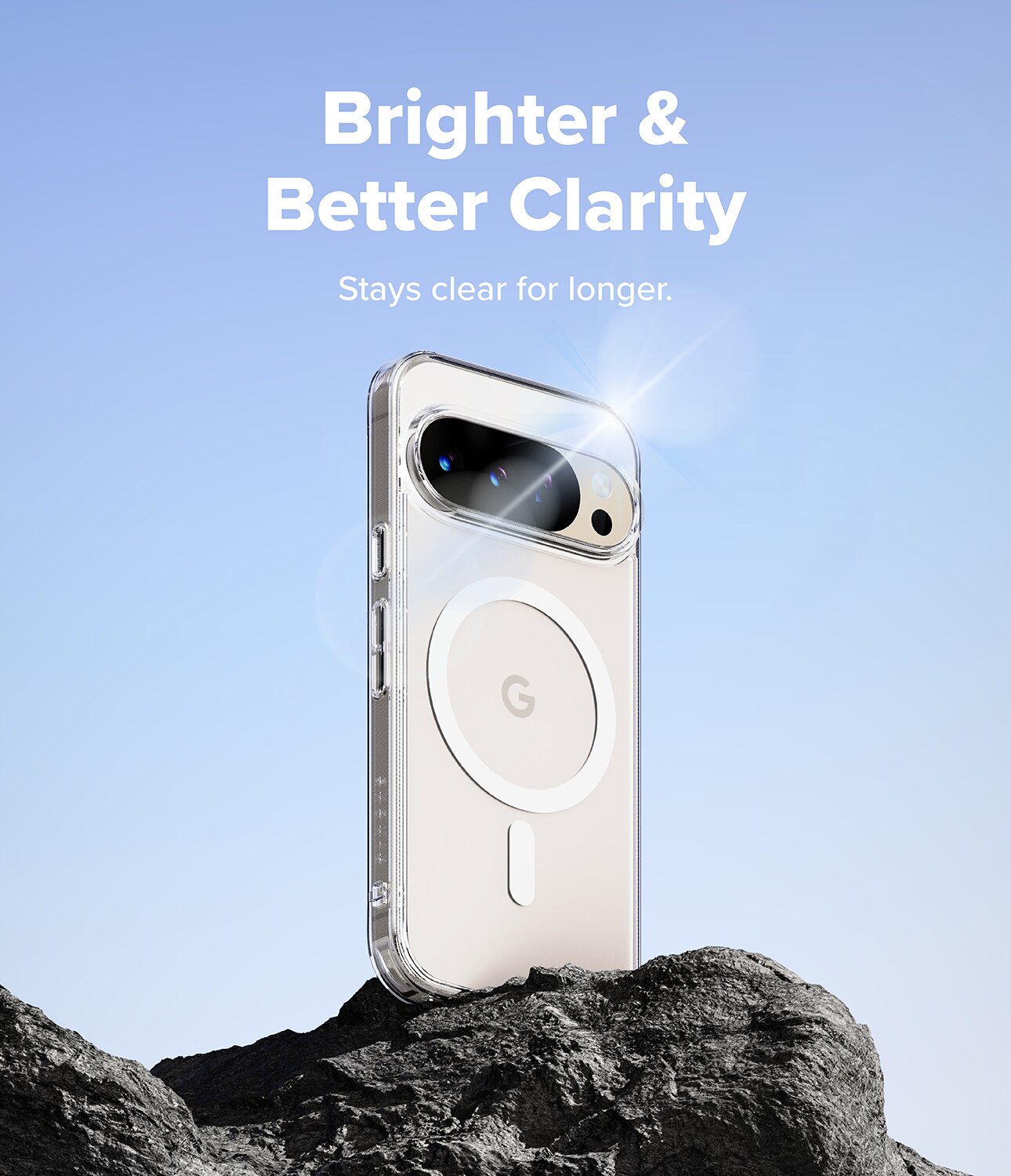 Fusion Magnetic Case Google Pixel 10 Pro Gennemsigtig