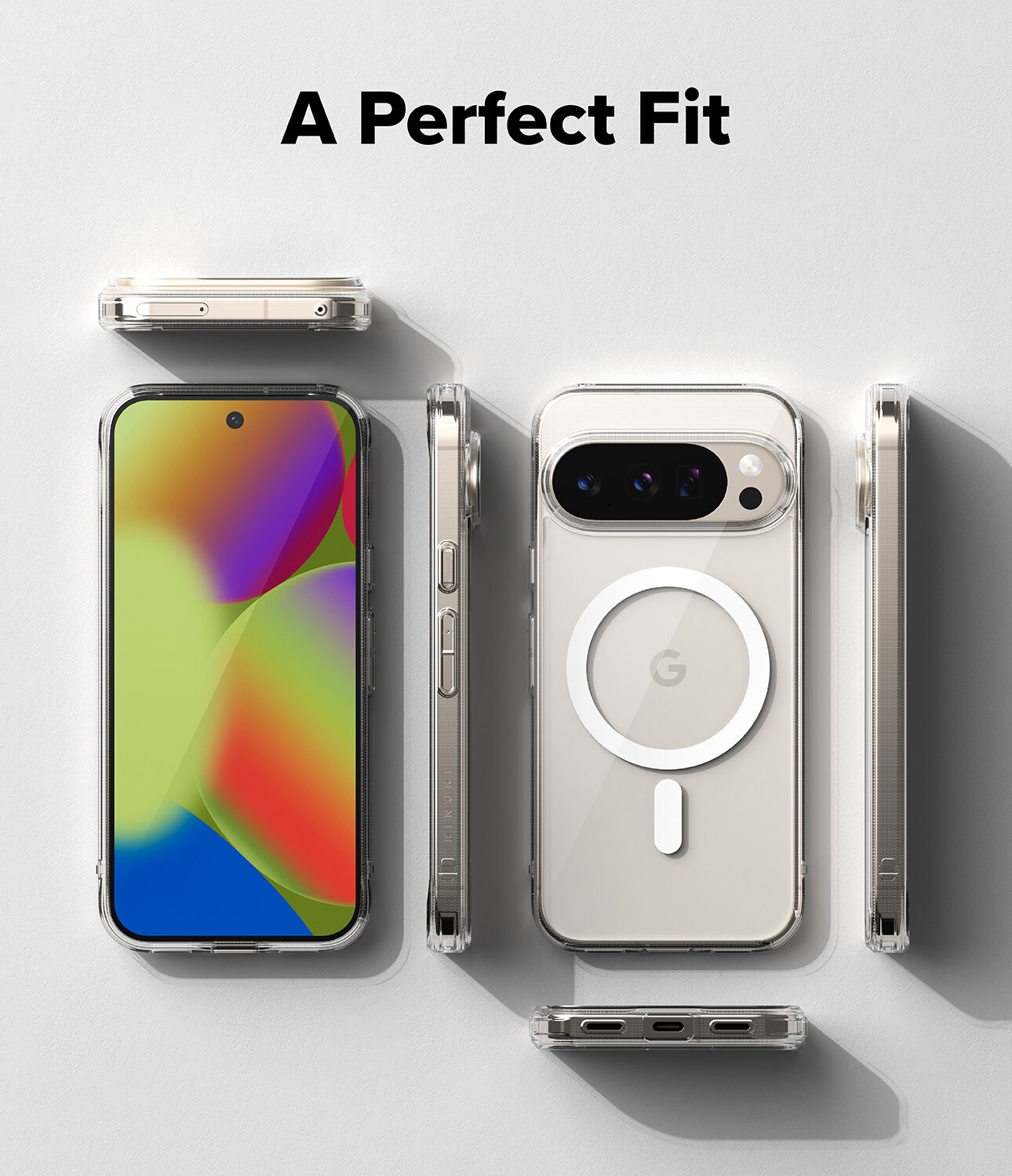 Fusion Magnetic Case Google Pixel 10 Pro Gennemsigtig