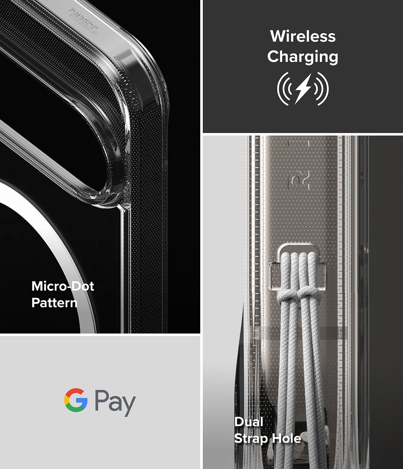 Fusion Magnetic Case Google Pixel 10 Pro XL Gennemsigtig
