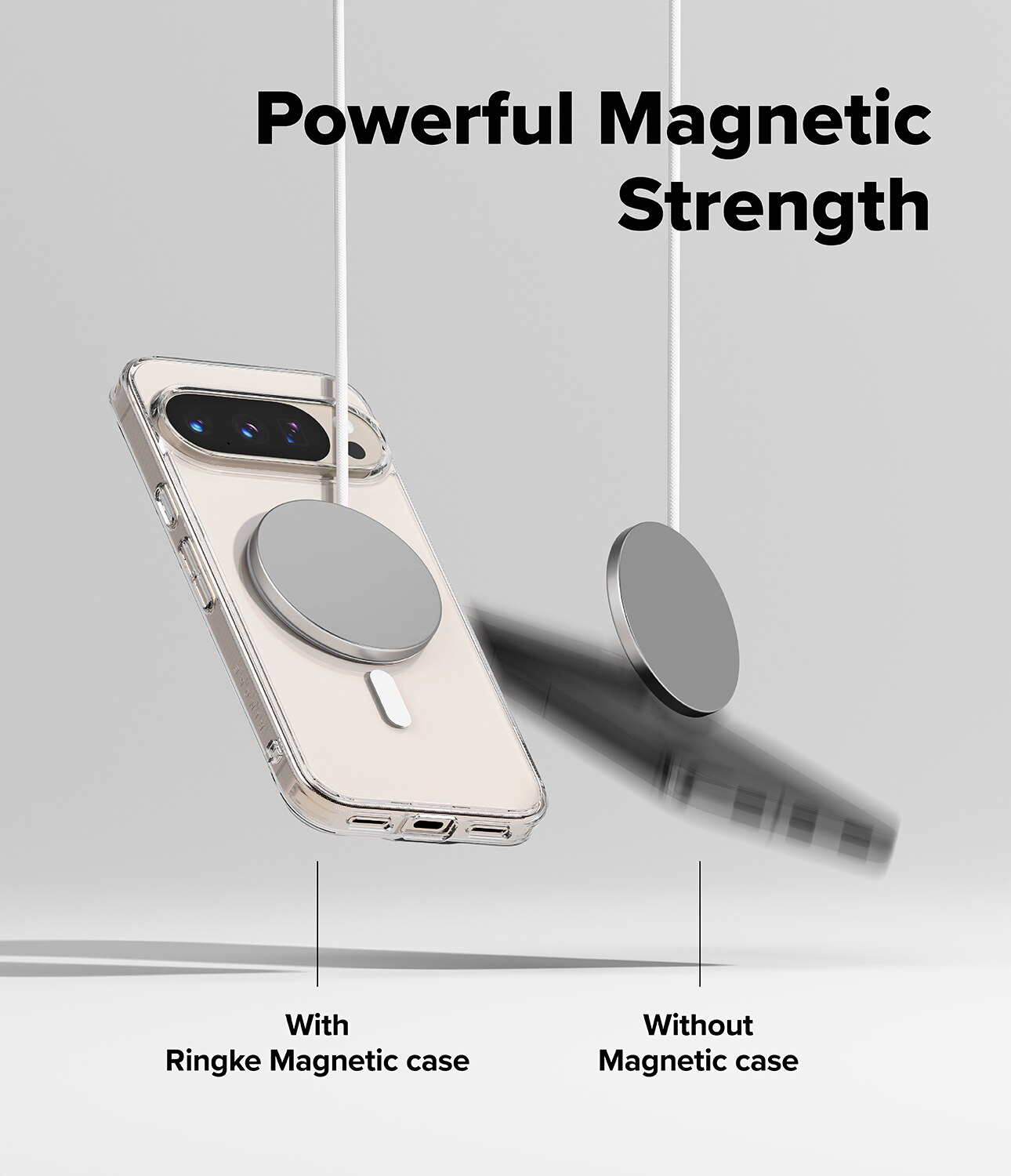 Fusion Magnetic Case Google Pixel 10 Pro XL Gennemsigtig