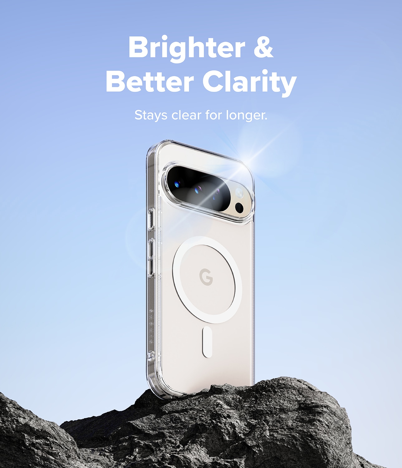 Fusion Magnetic Case Google Pixel 10 Pro XL Gennemsigtig
